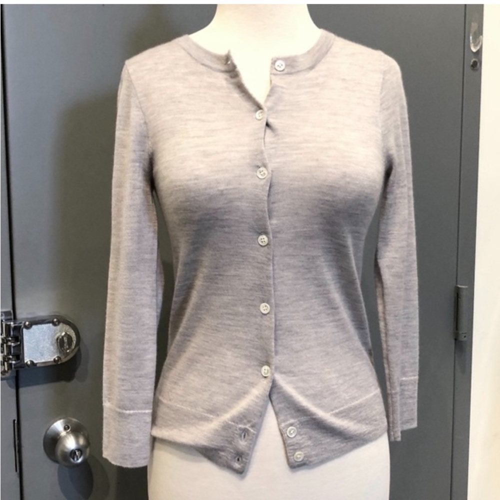 - Gap gray cardigan wool warm sweater size XS